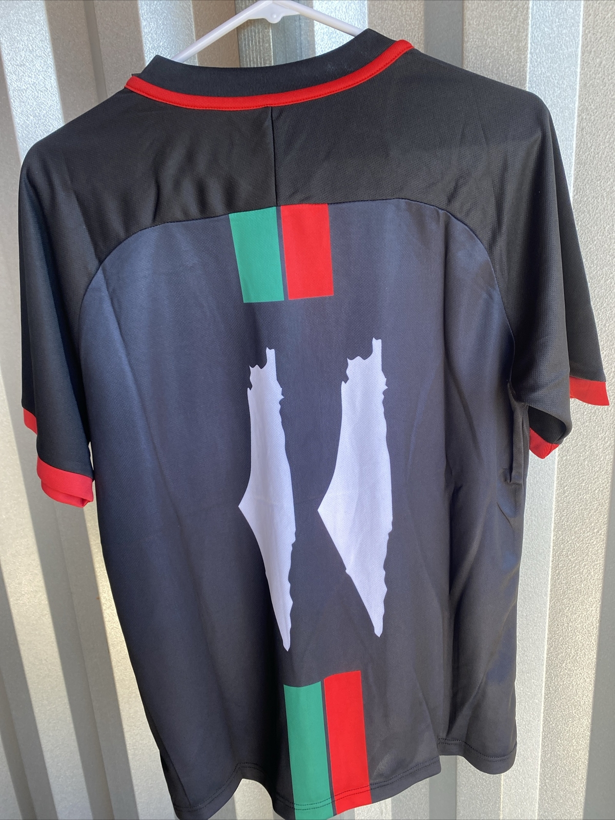 Palestine Away Jersey Black 2024 Size Large