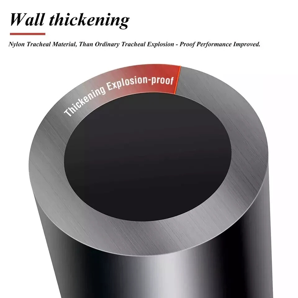 OD 1/4" Nylon Air Line DOT Hose 33ft 50ft 100ft 200ft Or Push To Connect Fitting