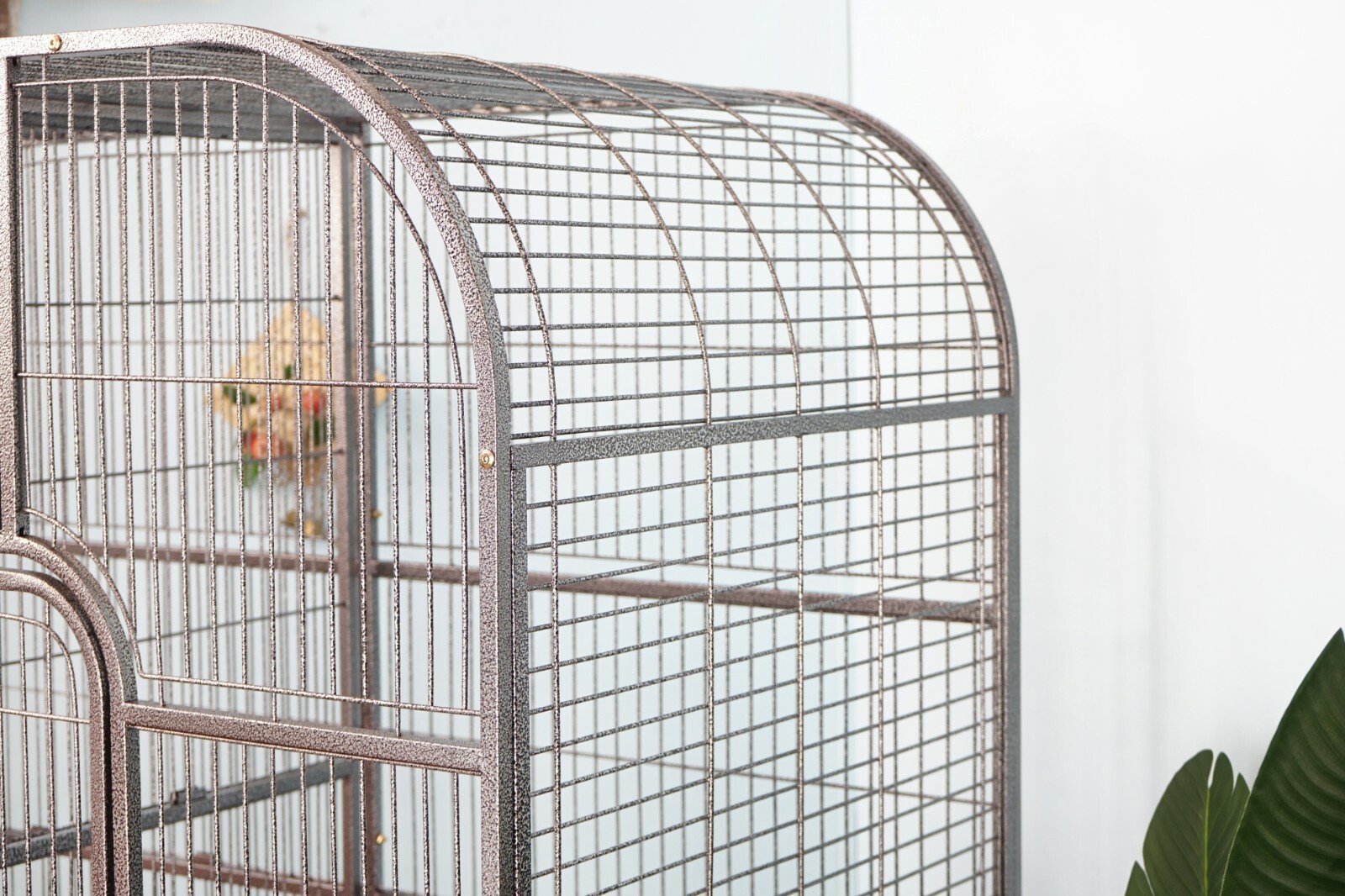 Double Bird Cage with center divider for Parrot Macaw Aviary W64xD32xH73 NEW