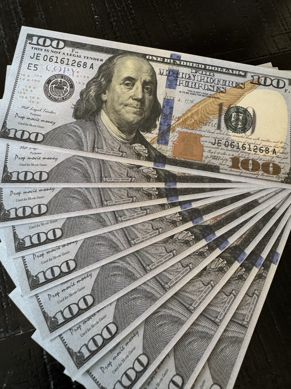 $100’s & $50’s Prop Replica Money For Movies, Parties, Tik Tok, Instagram