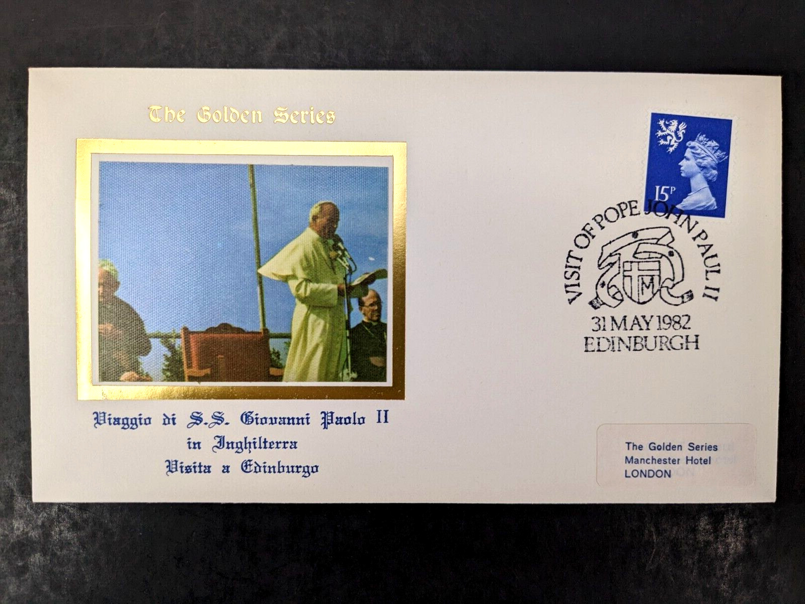 Pope John Paul II, The Golden Series Trip to England, 10 Covers Plus Stamps