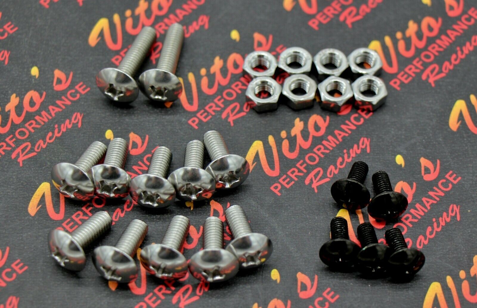 25 Piece Vito's Yamaha Banshee Fender Bolt Screw Nut Mount Kit Plastics Hardware