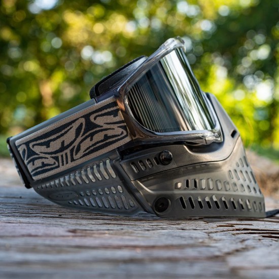 JT Spectra Proflex Paintball Goggle with Chrome Thermal Lens - Stratus Ice Smoke