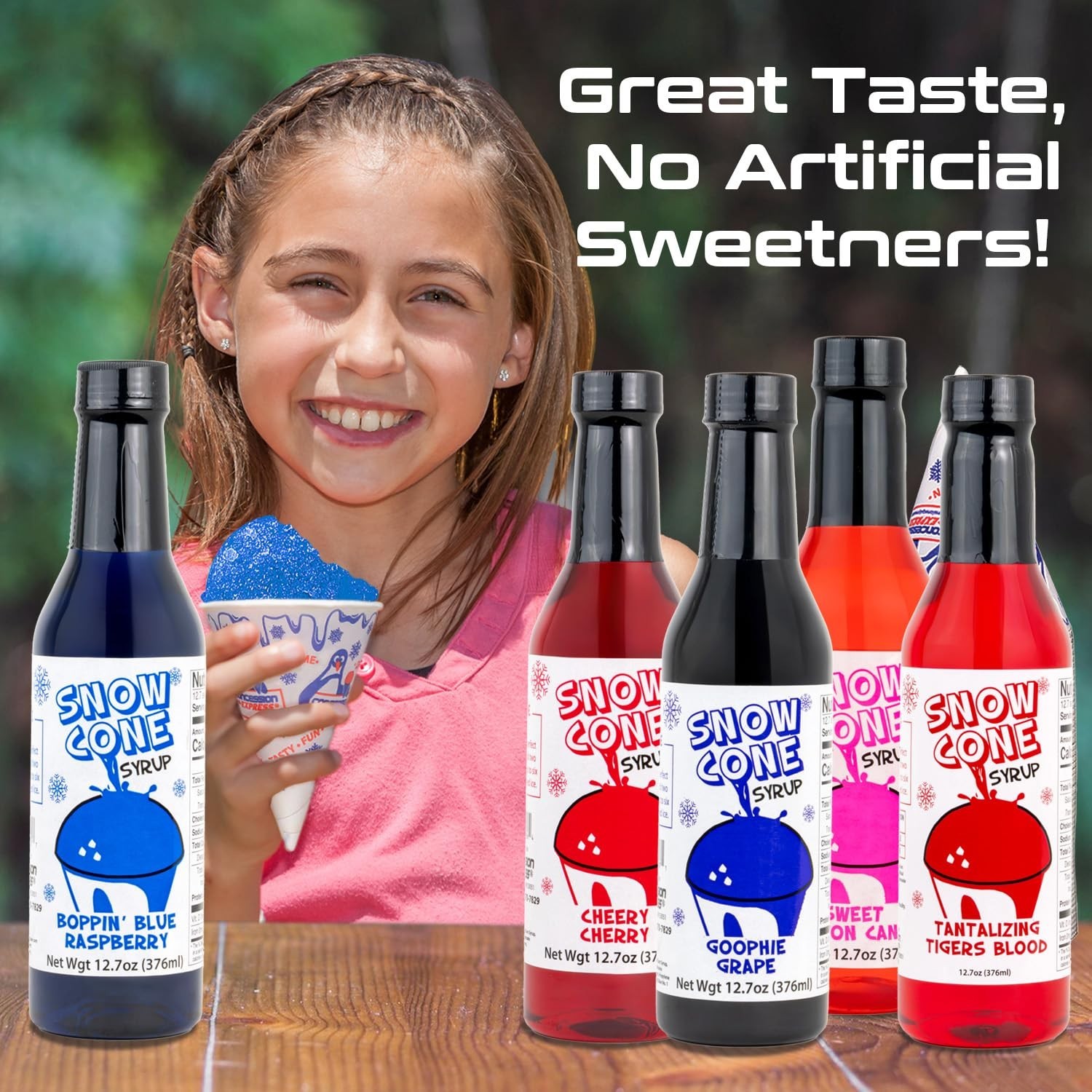 12.7Oz Snow Cone Syrups (4 Pack)