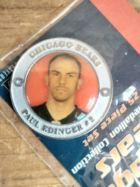 PAUL EDINGER CHICAGO BEARS 2003 Medallion Coin