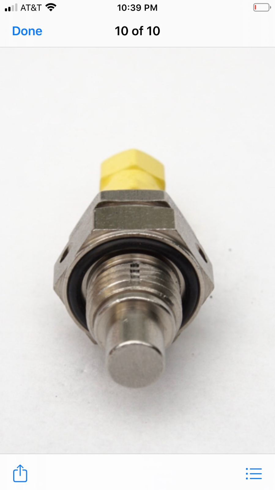 AN6287-1 High Pressure Valve
