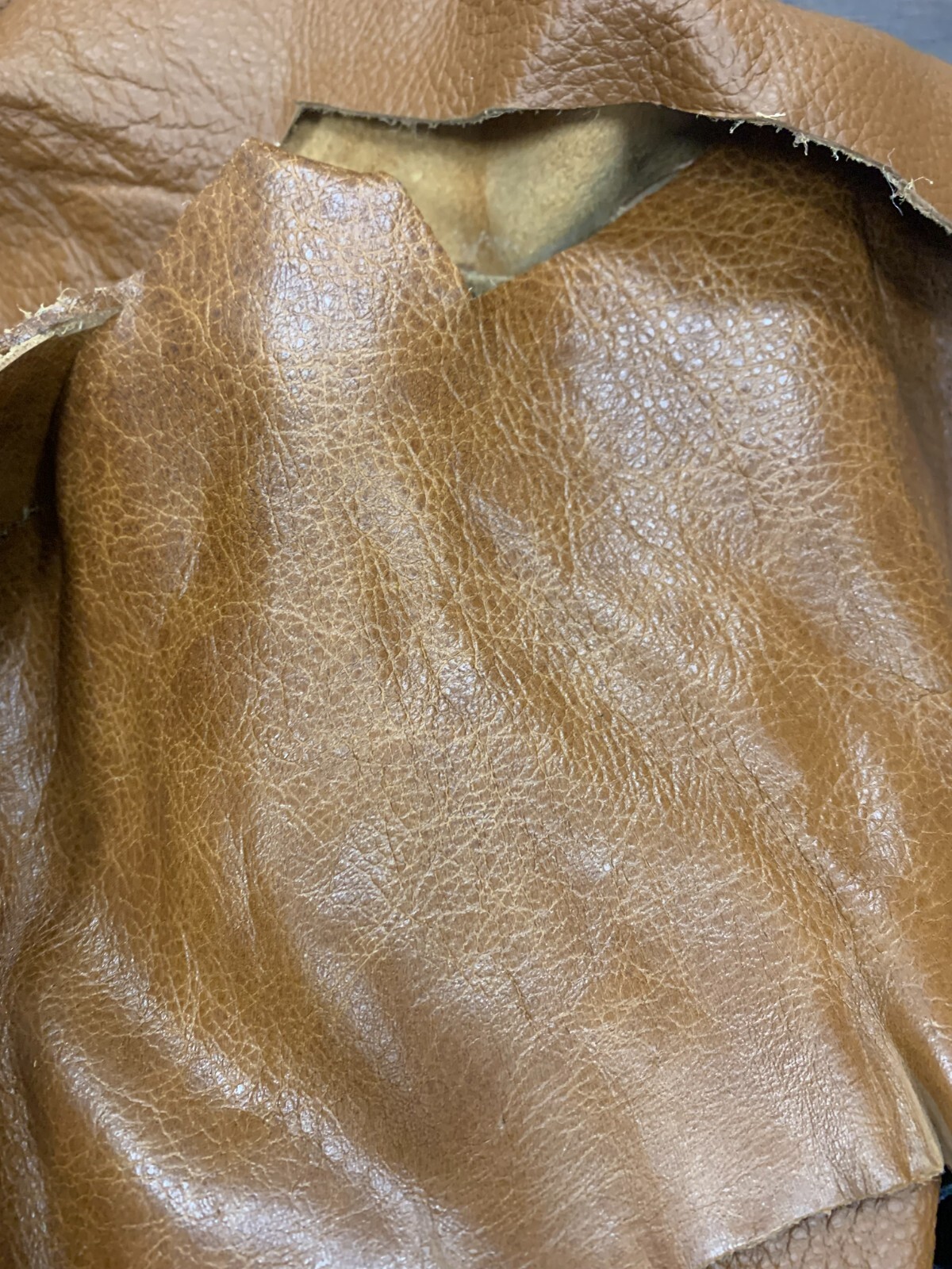 3 lb Box Mixed Colors Cowhide Remnants Scrap Leather Pieces Free Shipping