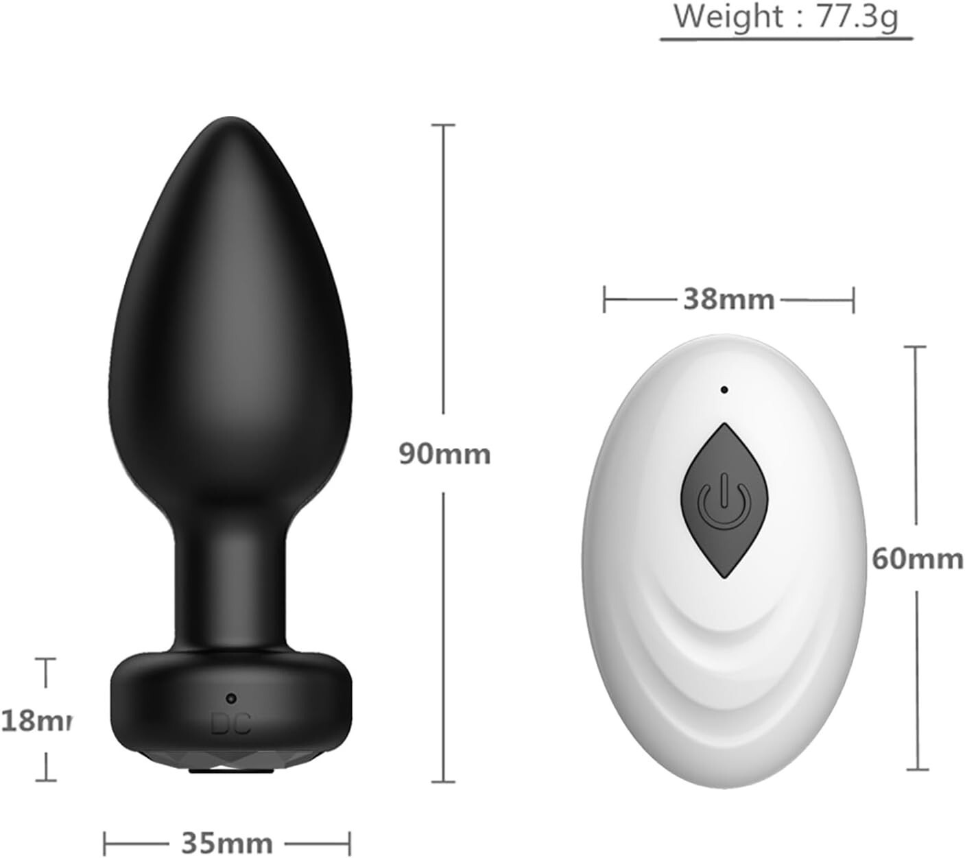Sex Toys for Women Thrusting Anal Vibrator Prostate Massager Anal Butt Plug