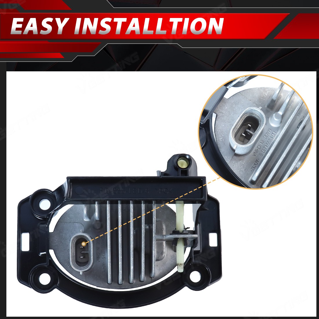 LED Front Fog Light Kits For 2024-2025 Ford F-150 F150 STX XL XLT Left & Right