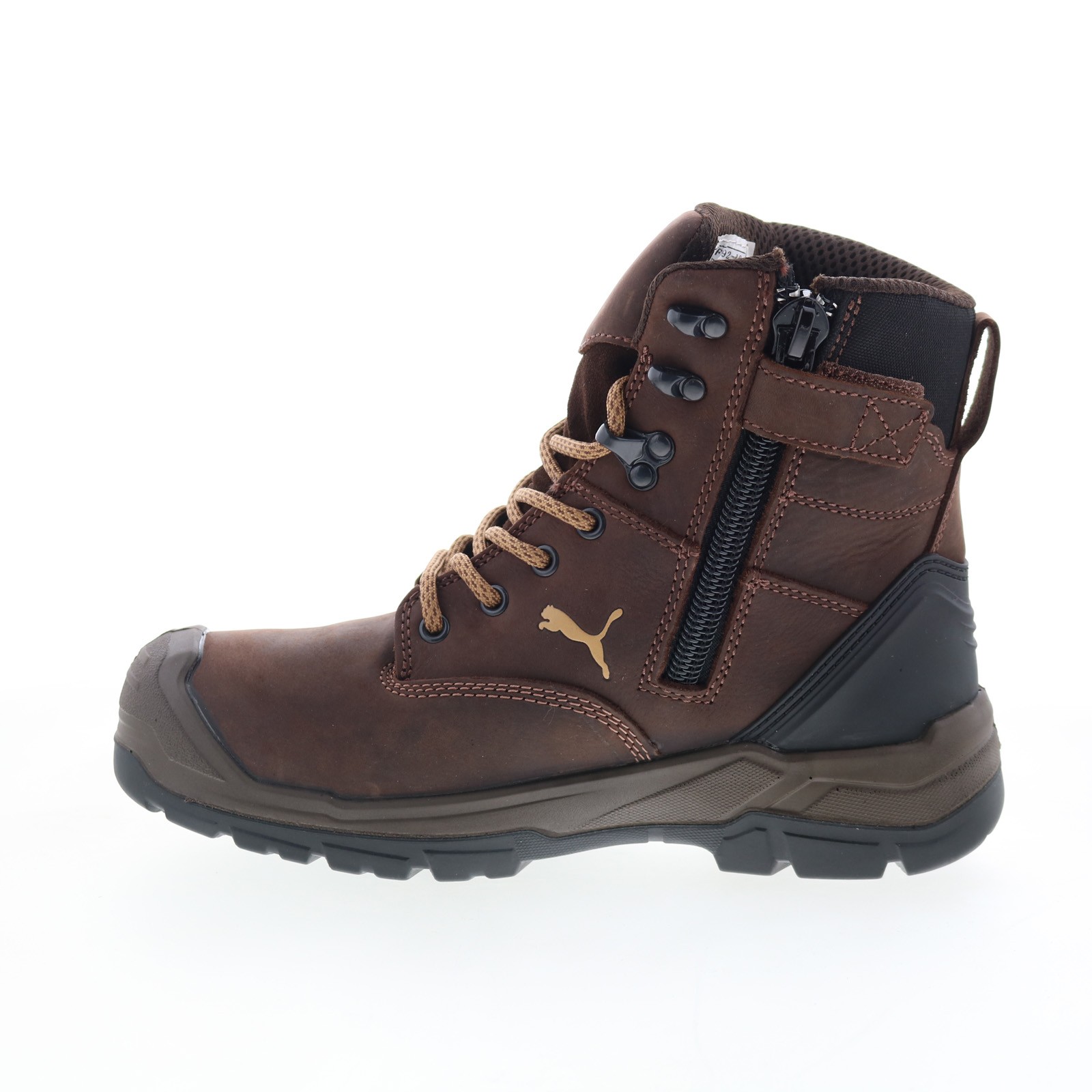 Puma Safety Conquest Soft Toe CTX High WP EH SR Mens Brown Work Boots