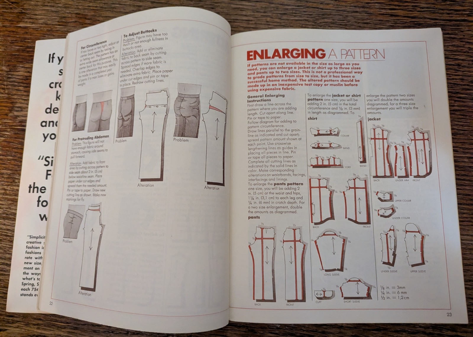 Vintage Simplicity's Sewing For Men and Boys 1973 Illustrated Sewing Techniques