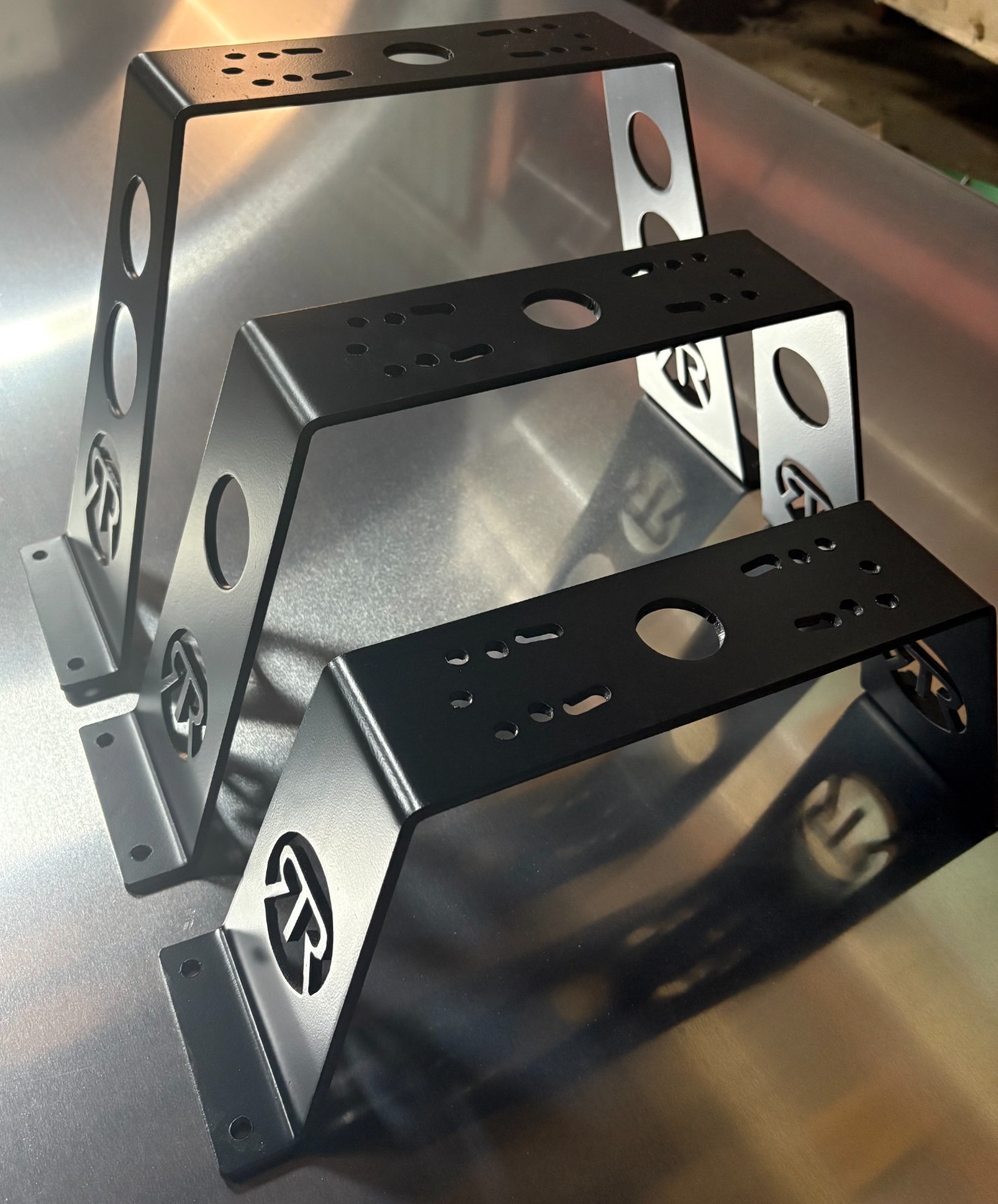 Single 10" Over Pedal Fish Finder/Graph Mount