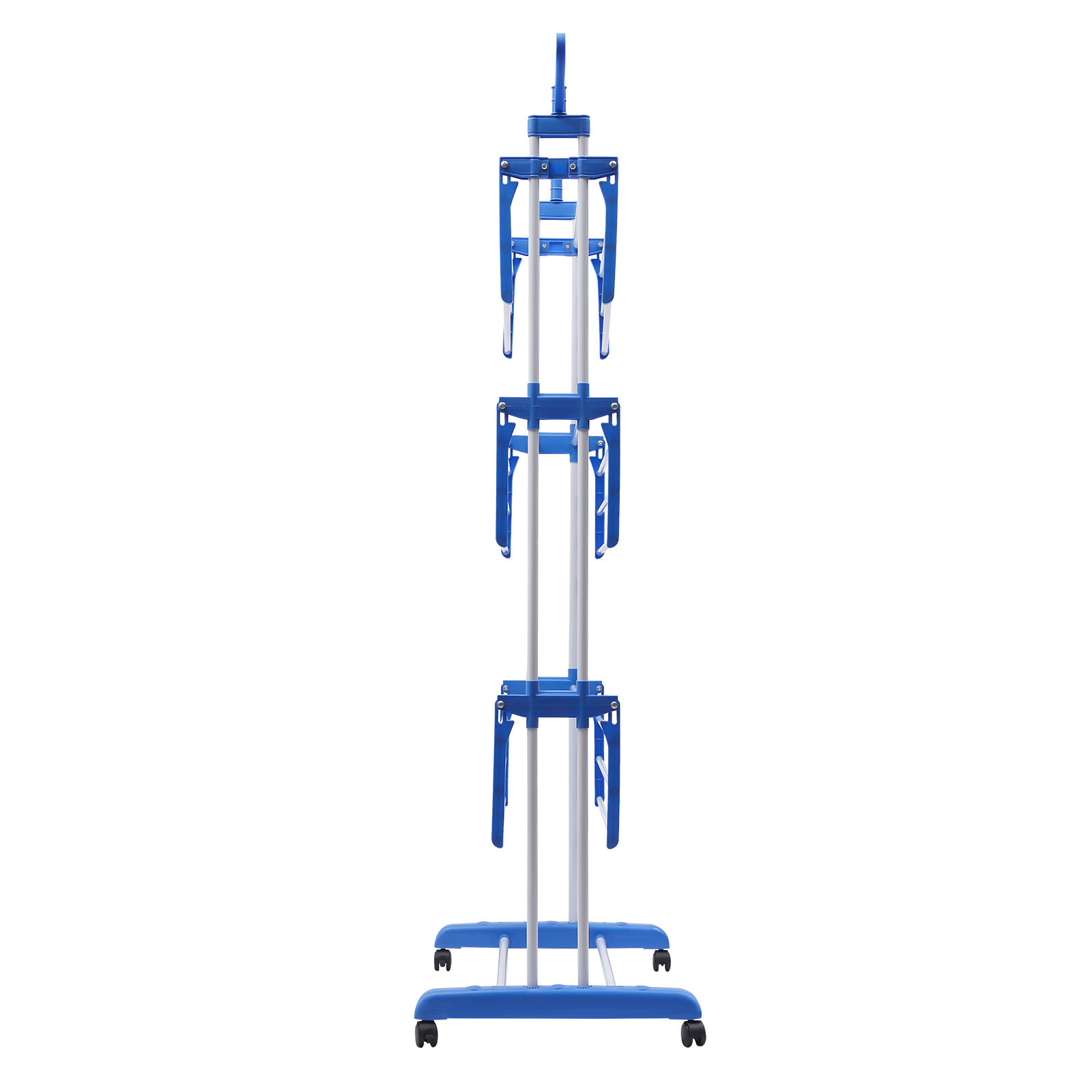 Laundry Clothes Drying Rack Folding Garment Rolling Dryer Hanger Heavy Duty