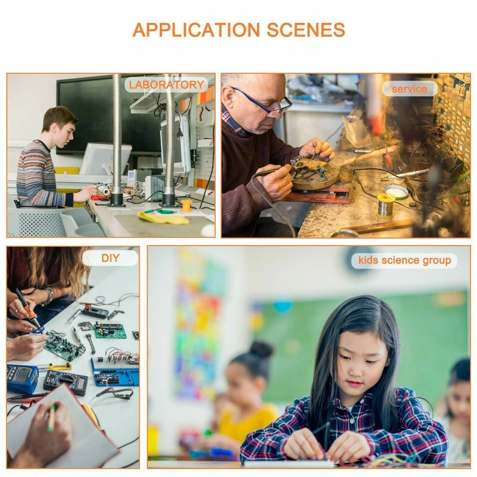 20PCS Alligator Clips Test Leads Set, 5-Color 21.5" Jumper Wires for Circuit