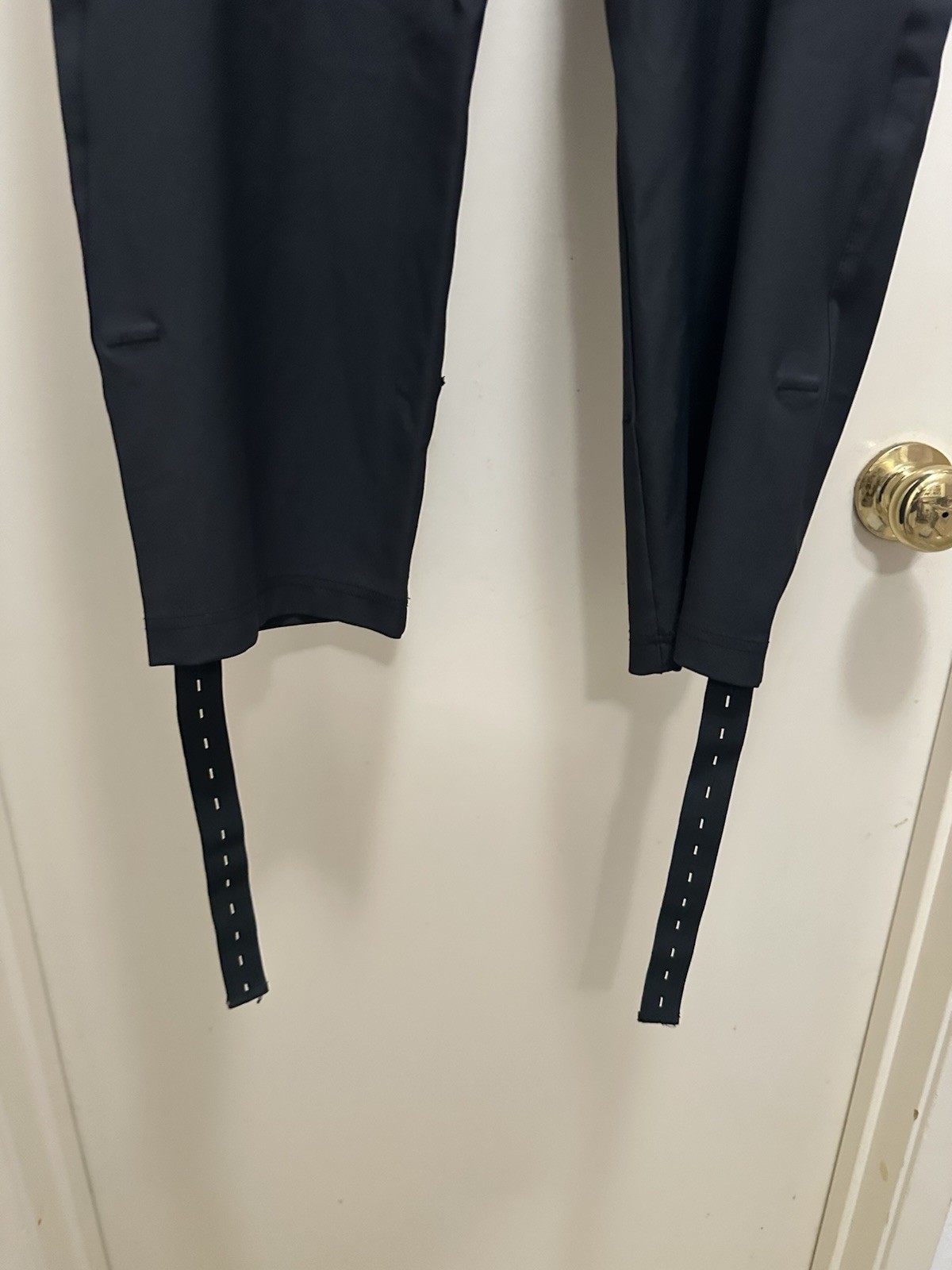 New Mens Nike Vapor Elite Baseball Softball Pants Lockdown Straps Lrg $80 Black