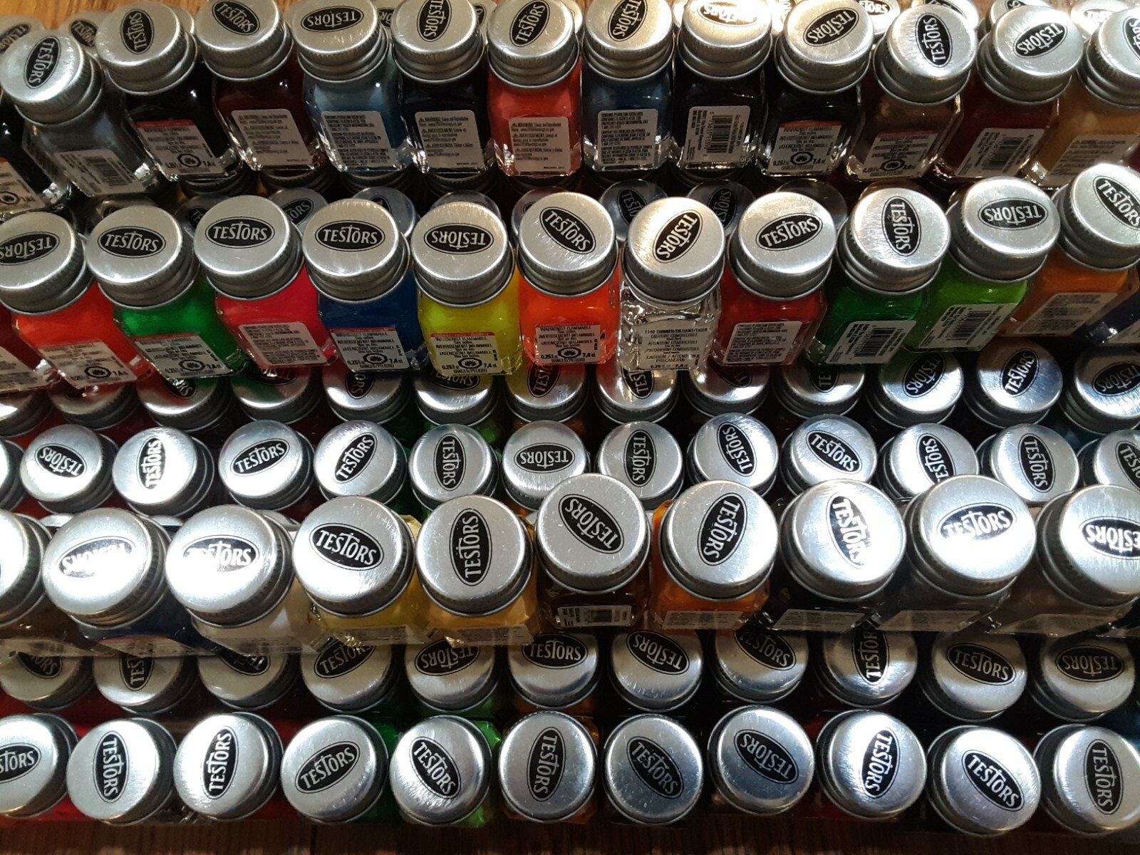 30 bottle FLAT PAINT SET - CUSTOM Testors Enamel Model Paint Set - Flats Only