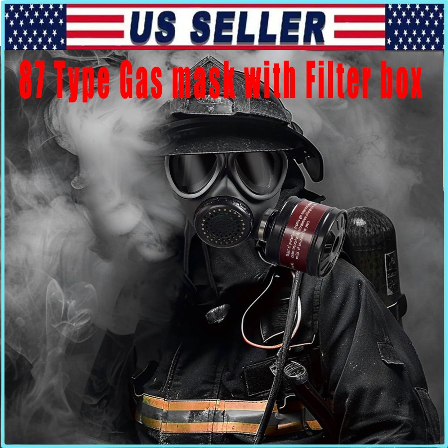 Gas Masks Survival Nuclear and Chemical, Respirator Mask with Filters