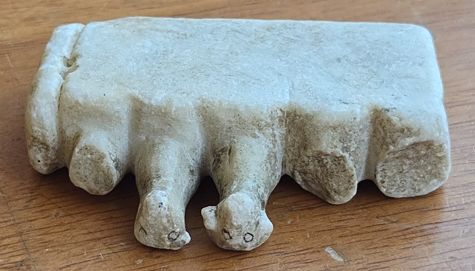 Antique Andean Carved Stone Illa Talisman Amulet Pre-Columbian Peru Andes