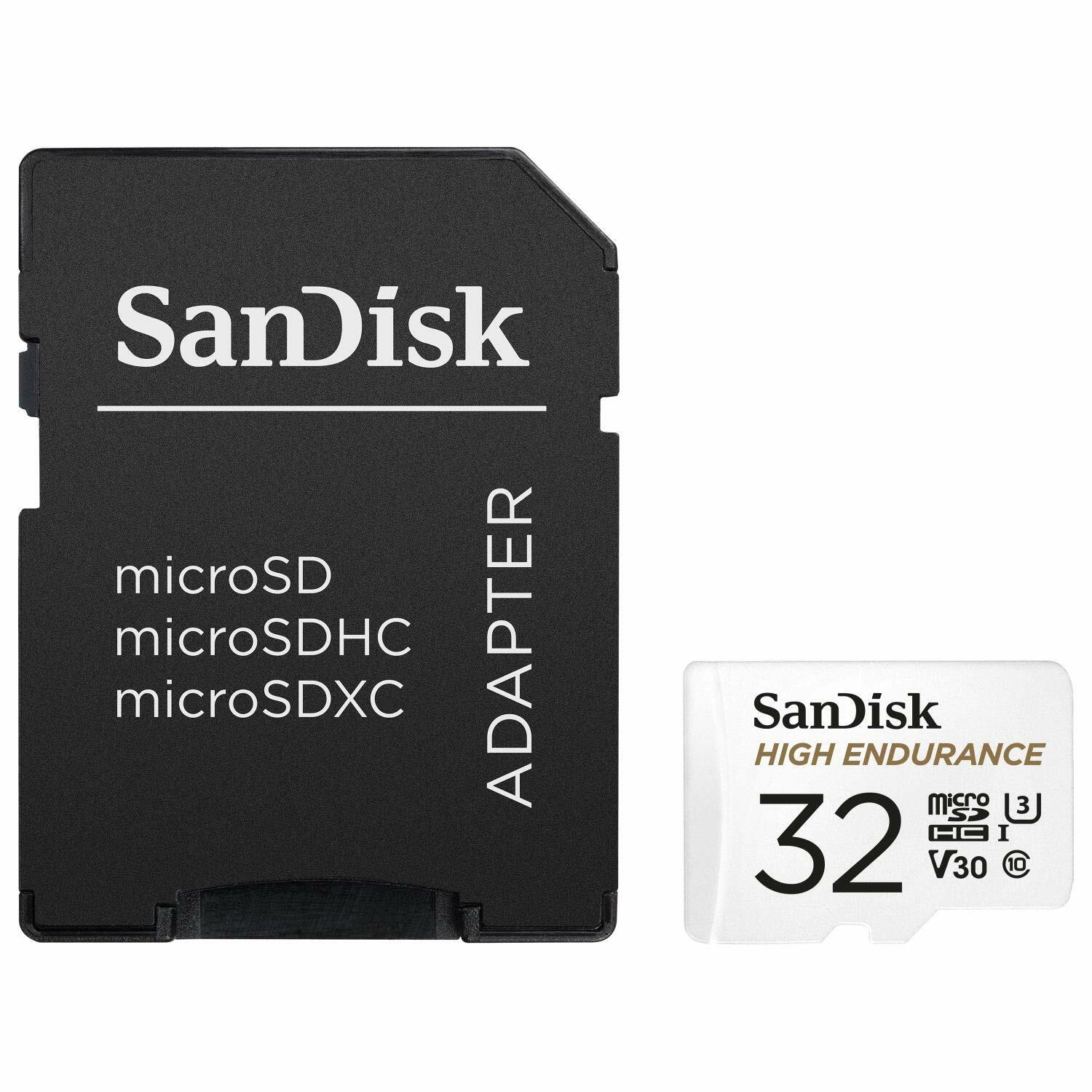 SanDisk High Endurance & Max Endurance Micro SD Memory Cards 64GB 128GB 256GB