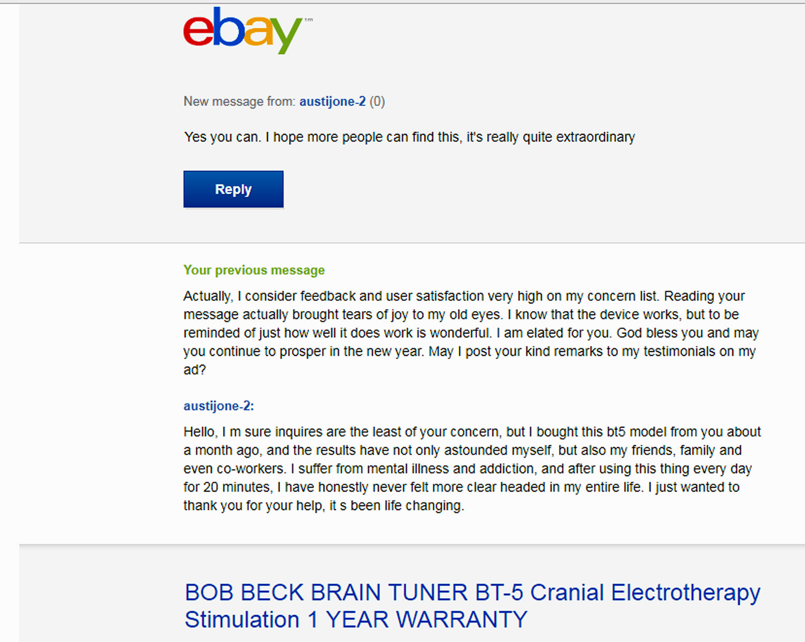 BOB BECK CES BRAIN TUNER Model BT-5 basic model or optional Choices