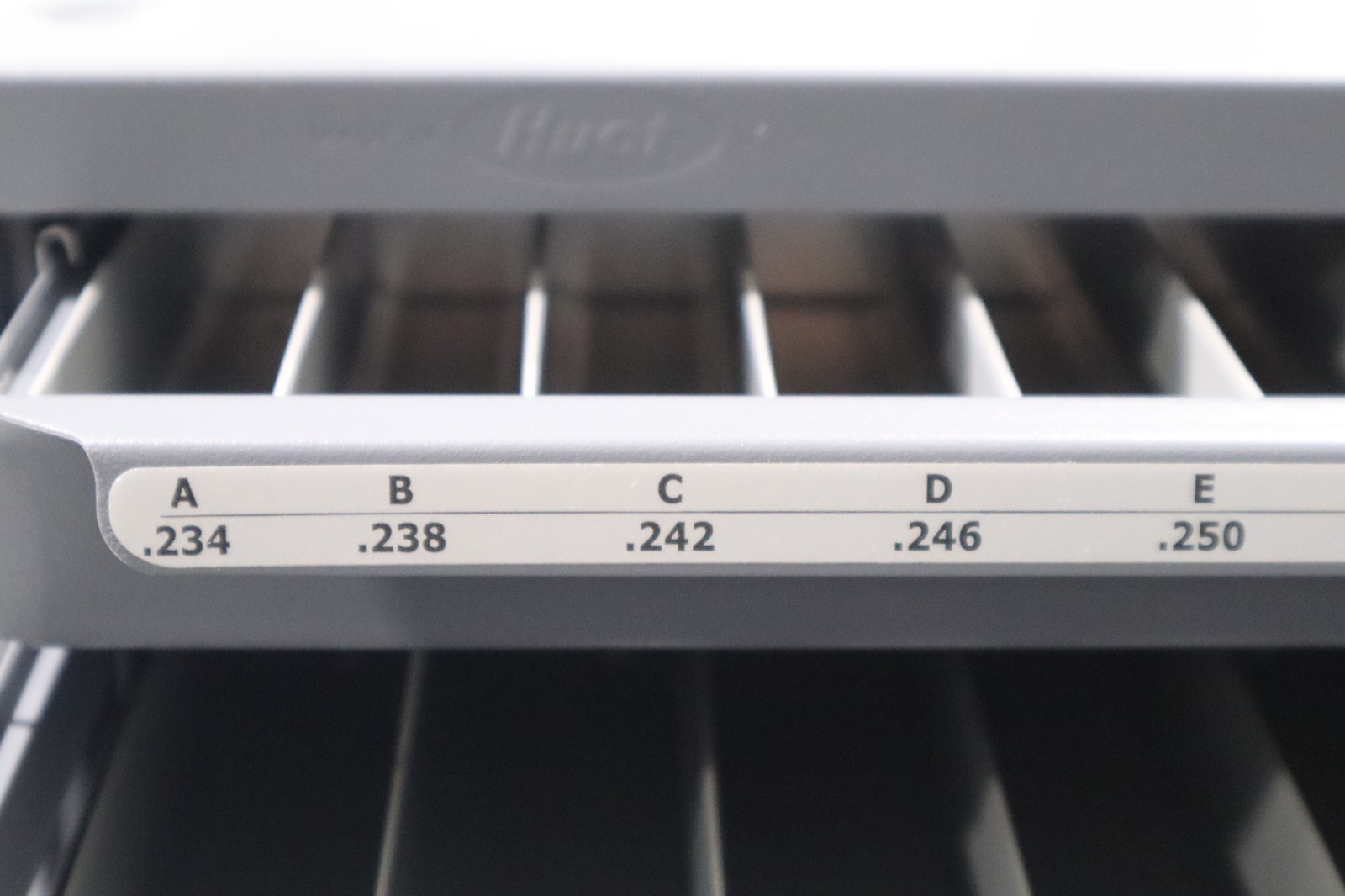 HUOT, LETTER SIZE DRILL DISPENSER, A to Z JOBBER LENGTH DRILLS 13050