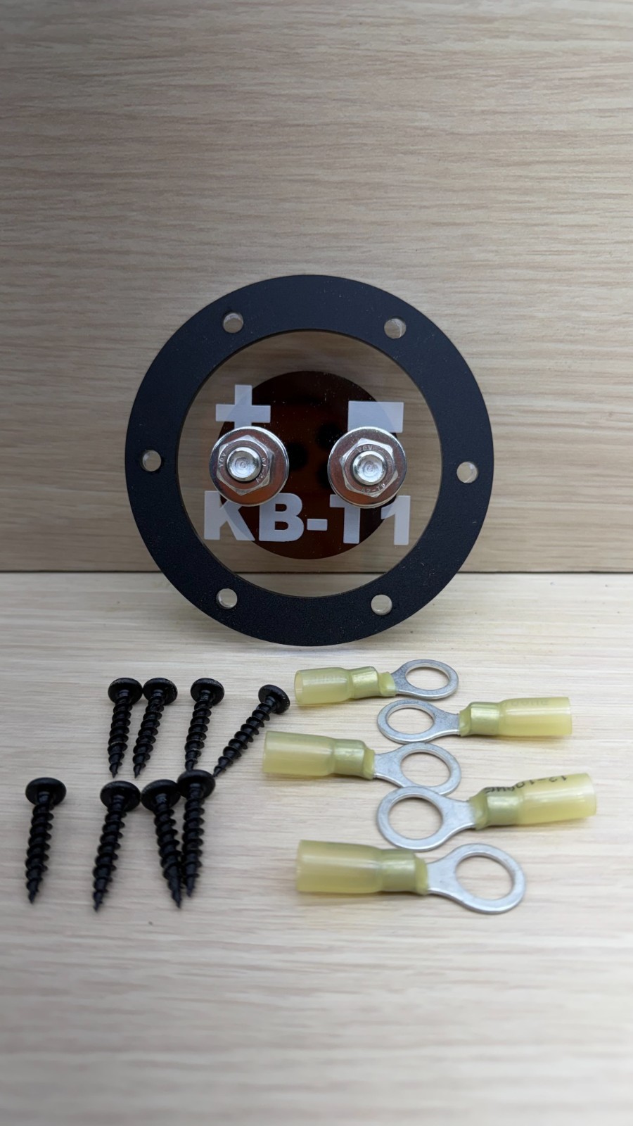 Round Subwoofer Speaker Box Terminal Cup Single Input KB-T1