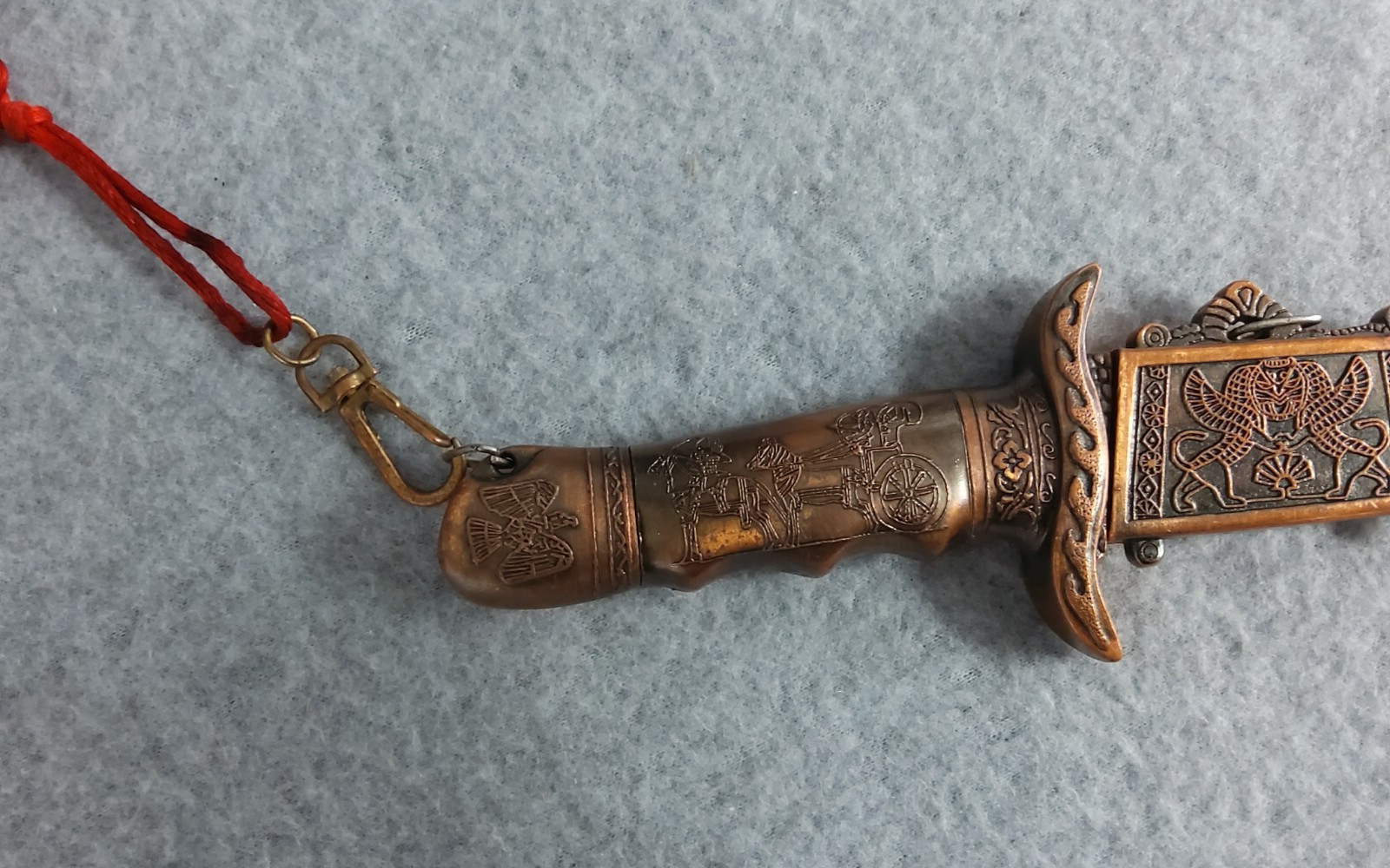 Copper Egyptian Dagger With Copper Sheath