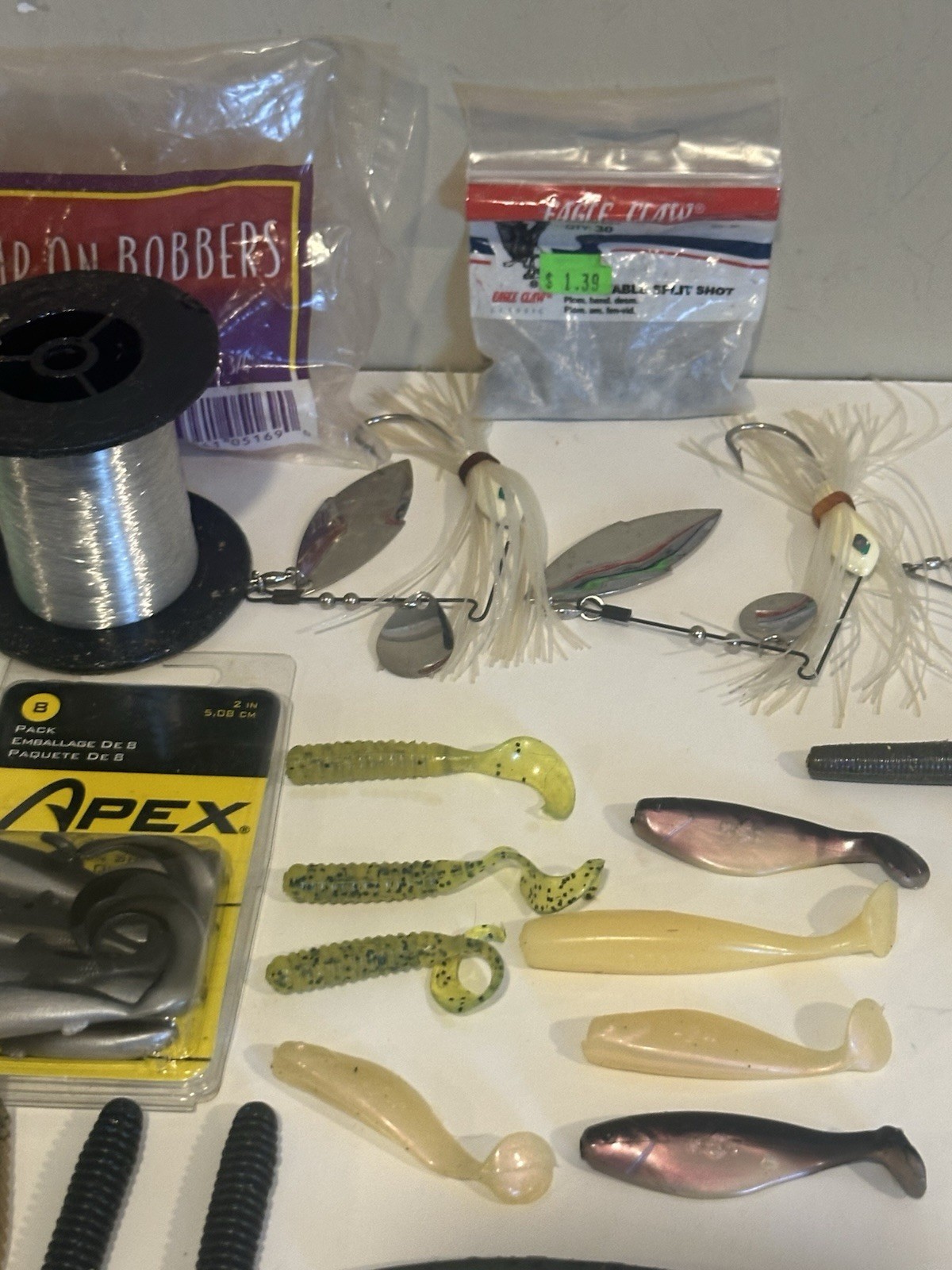 Fishing Lures, Tackle Box And Accessories Lot