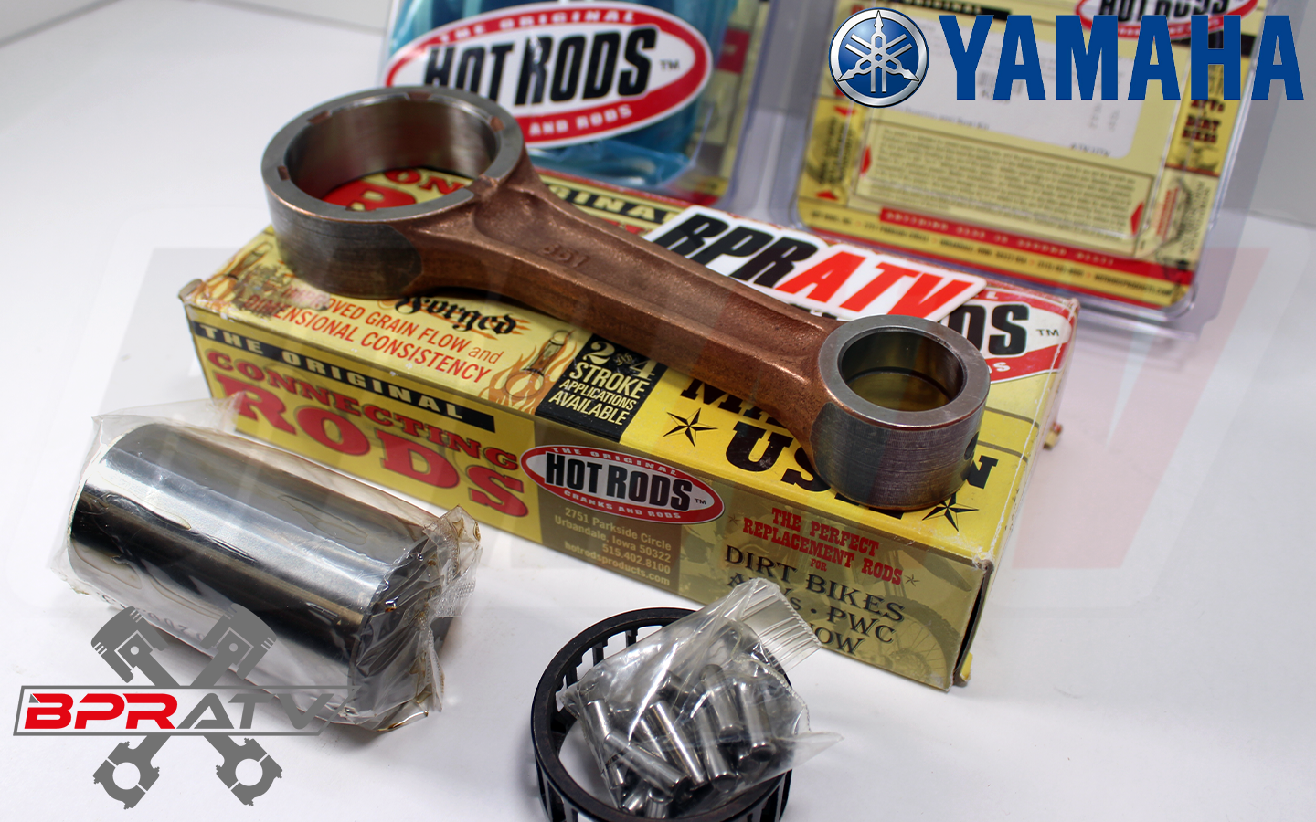 Yamaha Raptor 700 Hot Rods Connecting Rod Kit Hotrods Bearings Crank Rebuild Kit