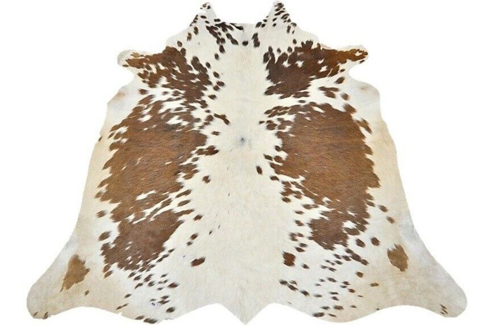 NEW LARGE 100% COWHIDE LEATHER RUGS TRICOLOR COW HIDE SKIN CARPET AREA