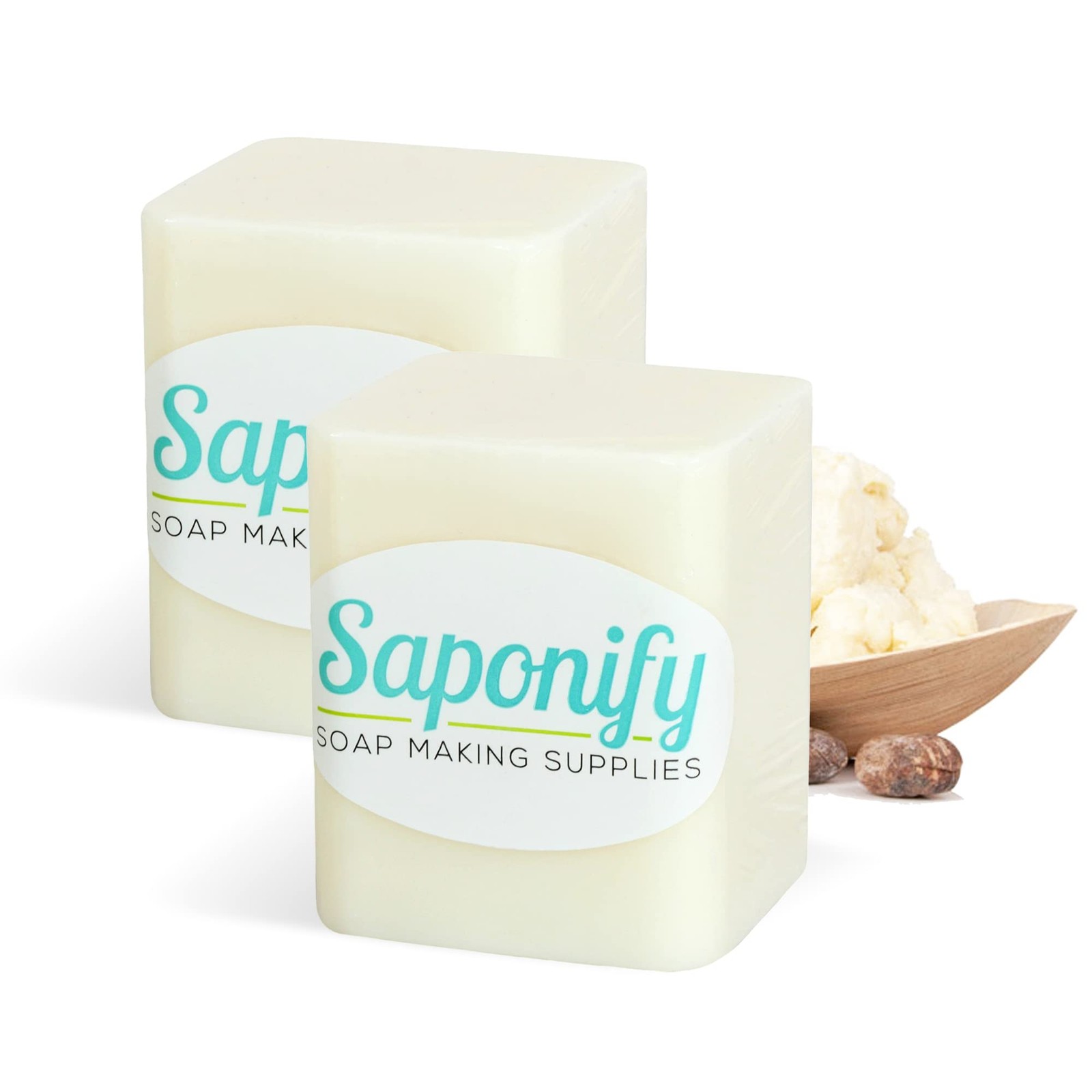 2LB Shea Butter Melt & Pour Soap Base - Detergent-Free Glycerin Soap Making