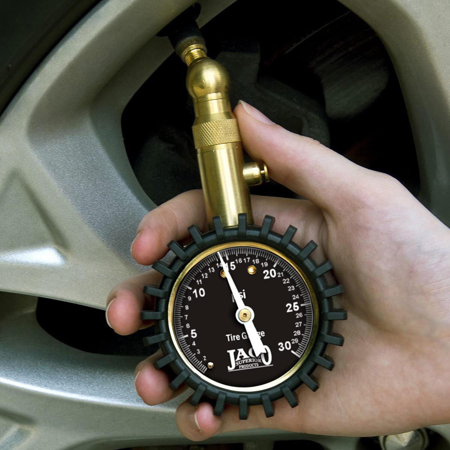 JACO Elite Low Pressure Tire Gauge - 30 PSI