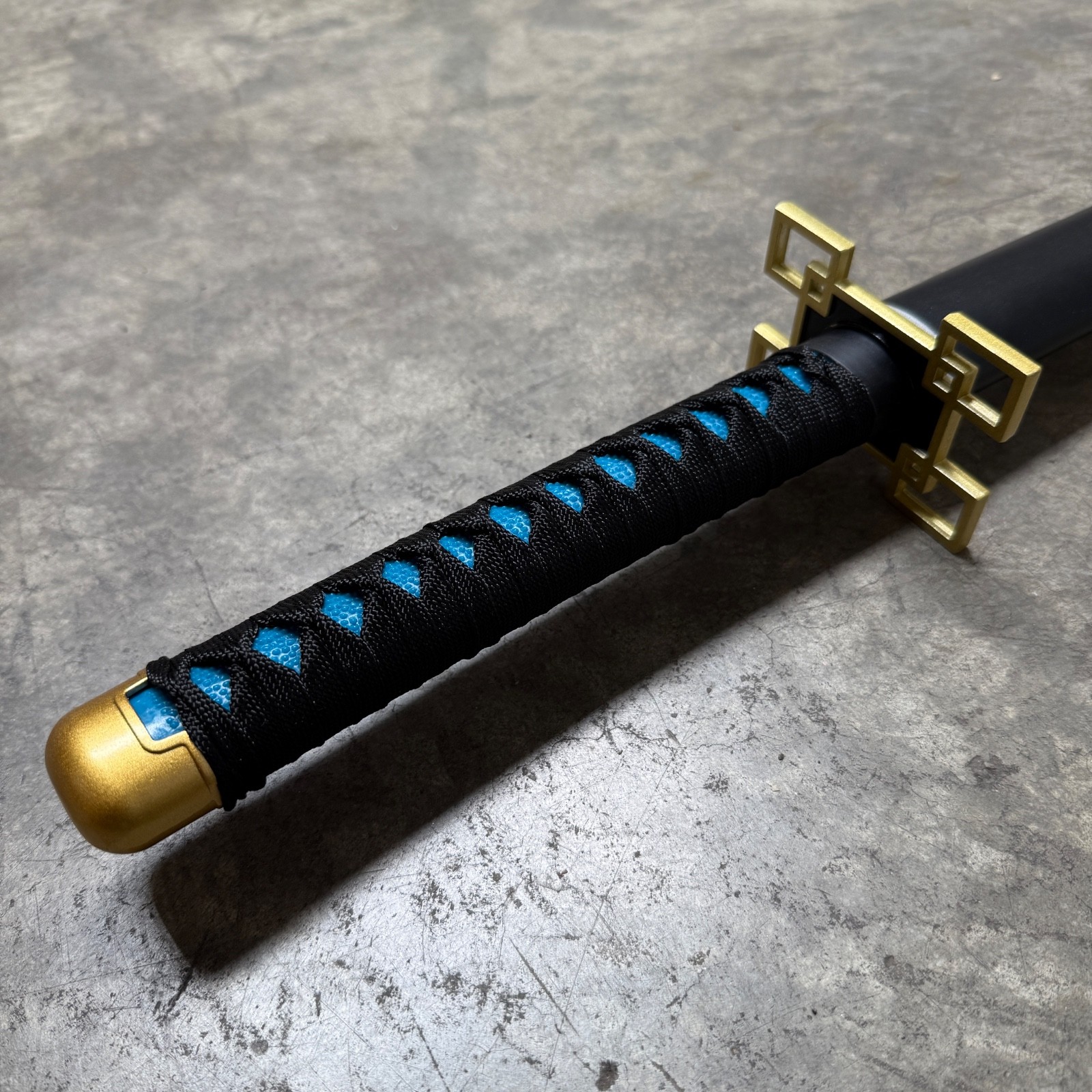 30.5"Metal Demon Slayer Muichiro Tokito Samurai Sword Katana Cosplay Blade steel