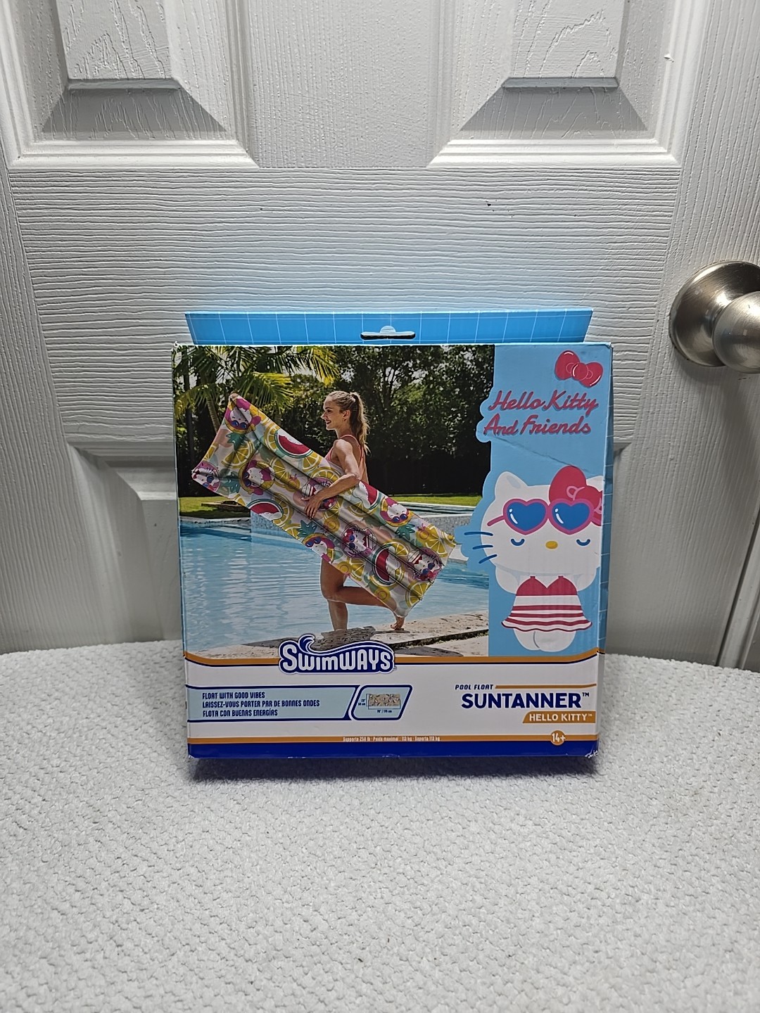 Hello Kitty Inflatable Pool Float for Kids Beach & Swimming Fun (R