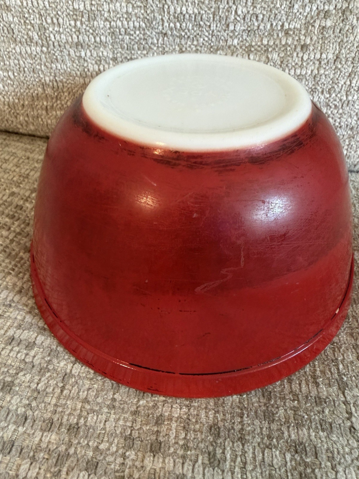 VTG Pyrex Primary Colors Mixing Bowls Set of 3 Yellow 404, Green 403, Red 402