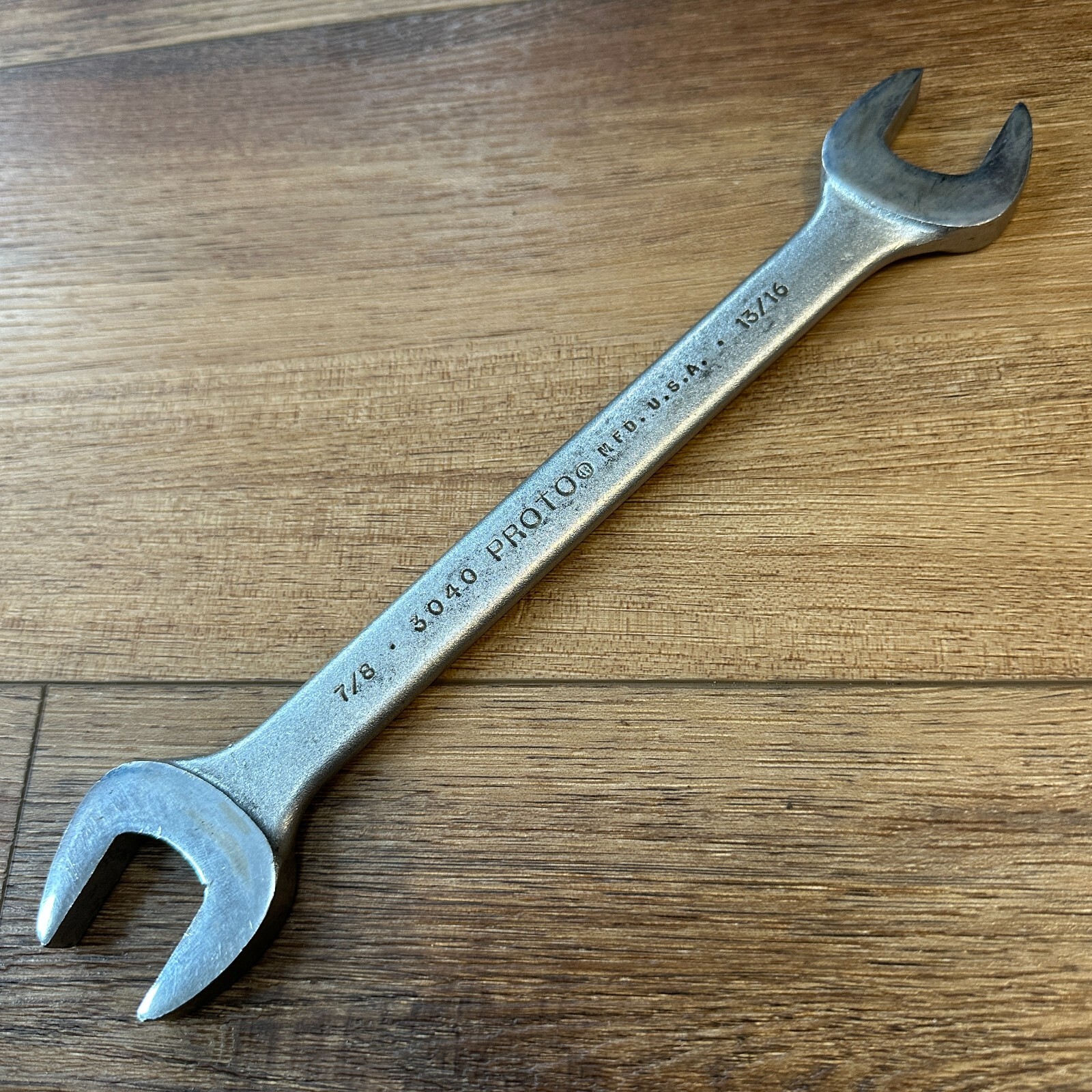 PROTO 7/8” X 13/16" Open End Wrench, USA, 3040