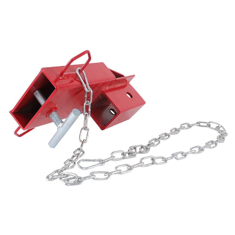 2 inch Clamp On Forklift Hitch Receiver Pallet Fork Trailer Towing Adapter