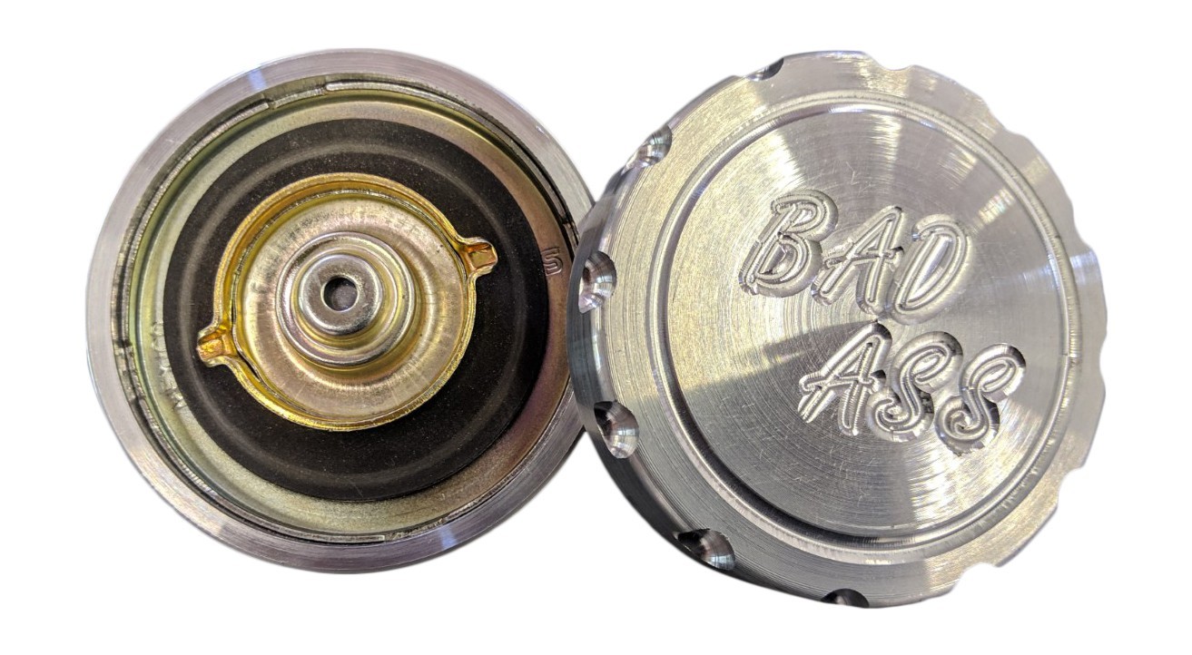 Billet Aluminum 1/4 Turn Vented Gas Cap fits - 3" to 10" Spun Aluminum Gas Tanks