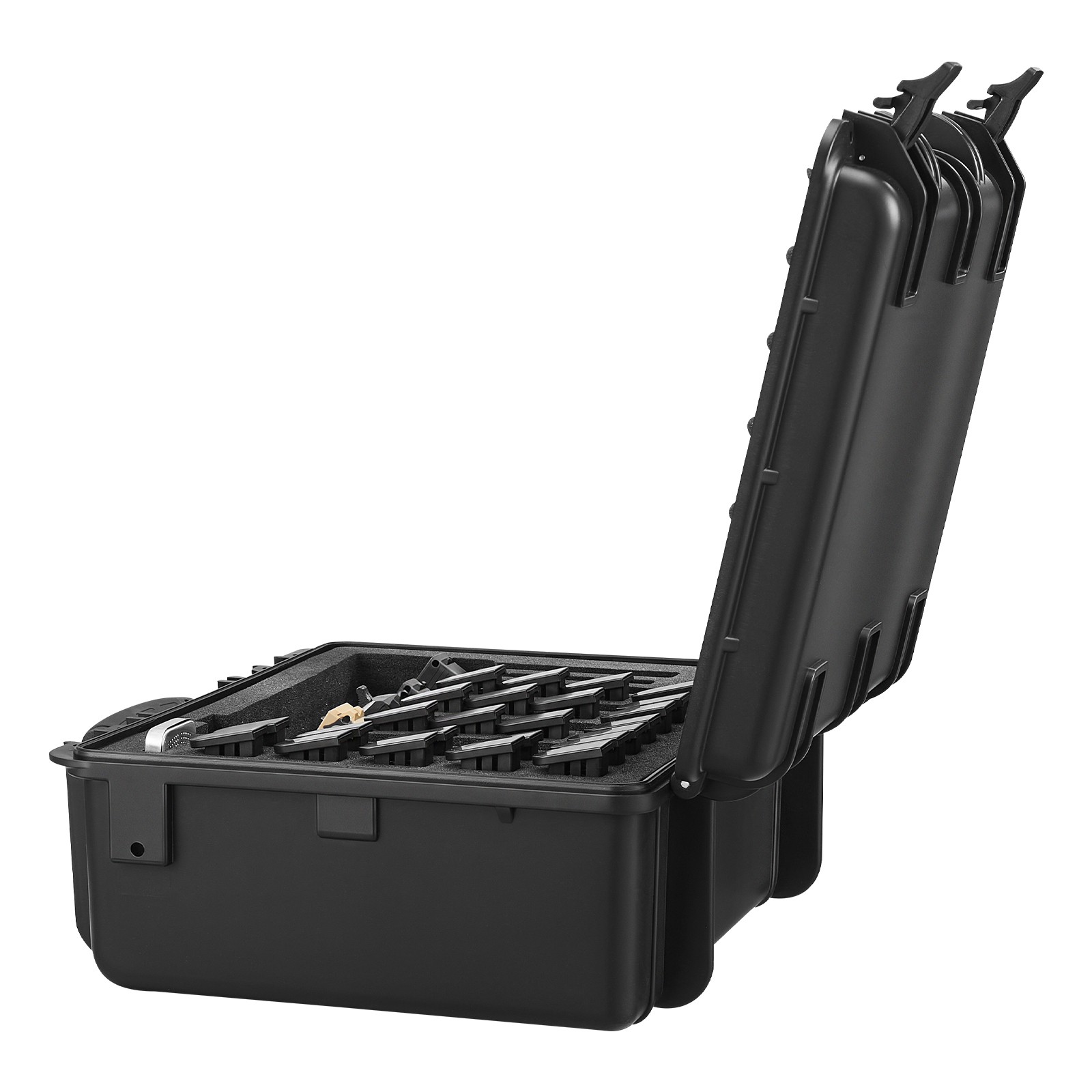 Uimoso Hard Pistol Case with Foam Lining for Secure Storage, 18.7x12.5x7.5 in