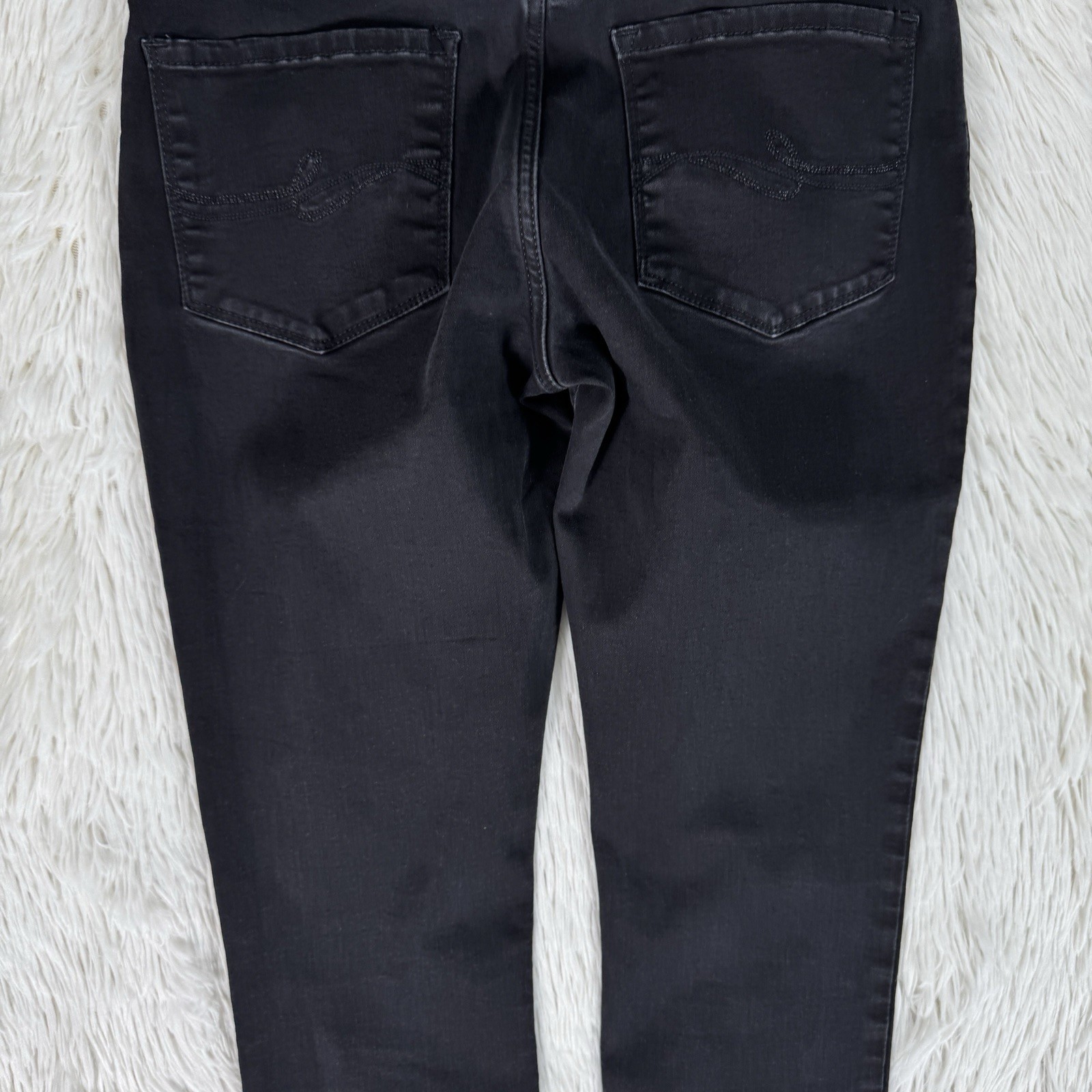 Lee Modern Series Black Mid-Rise Dream Legging Denim Jeans Women's Size 8M
