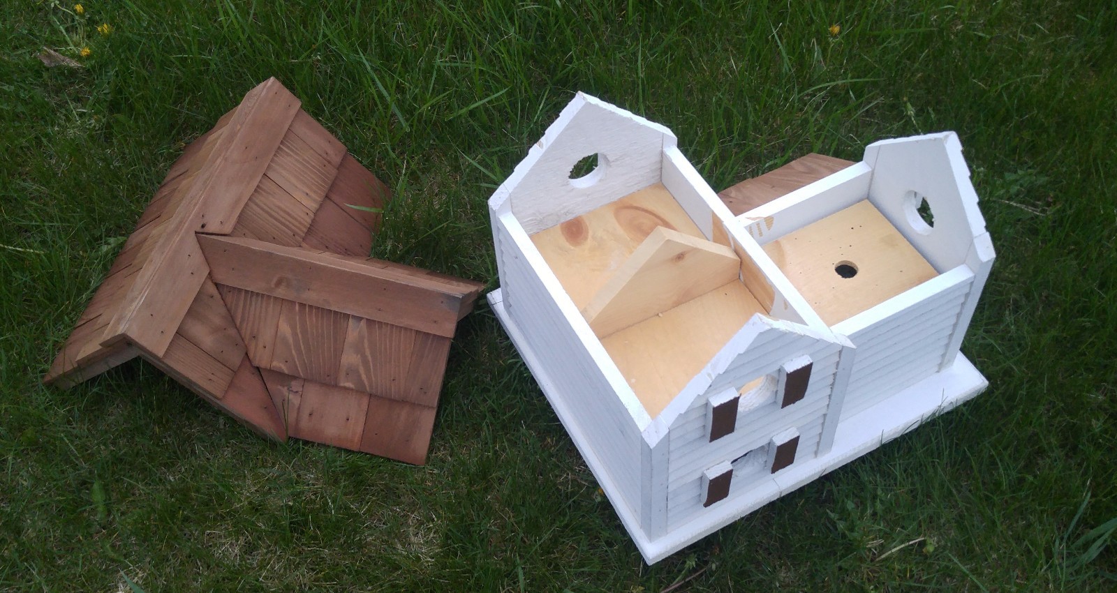 Cottage Bird House | Reclaimed Wood | Amish Handmade | Made in USA