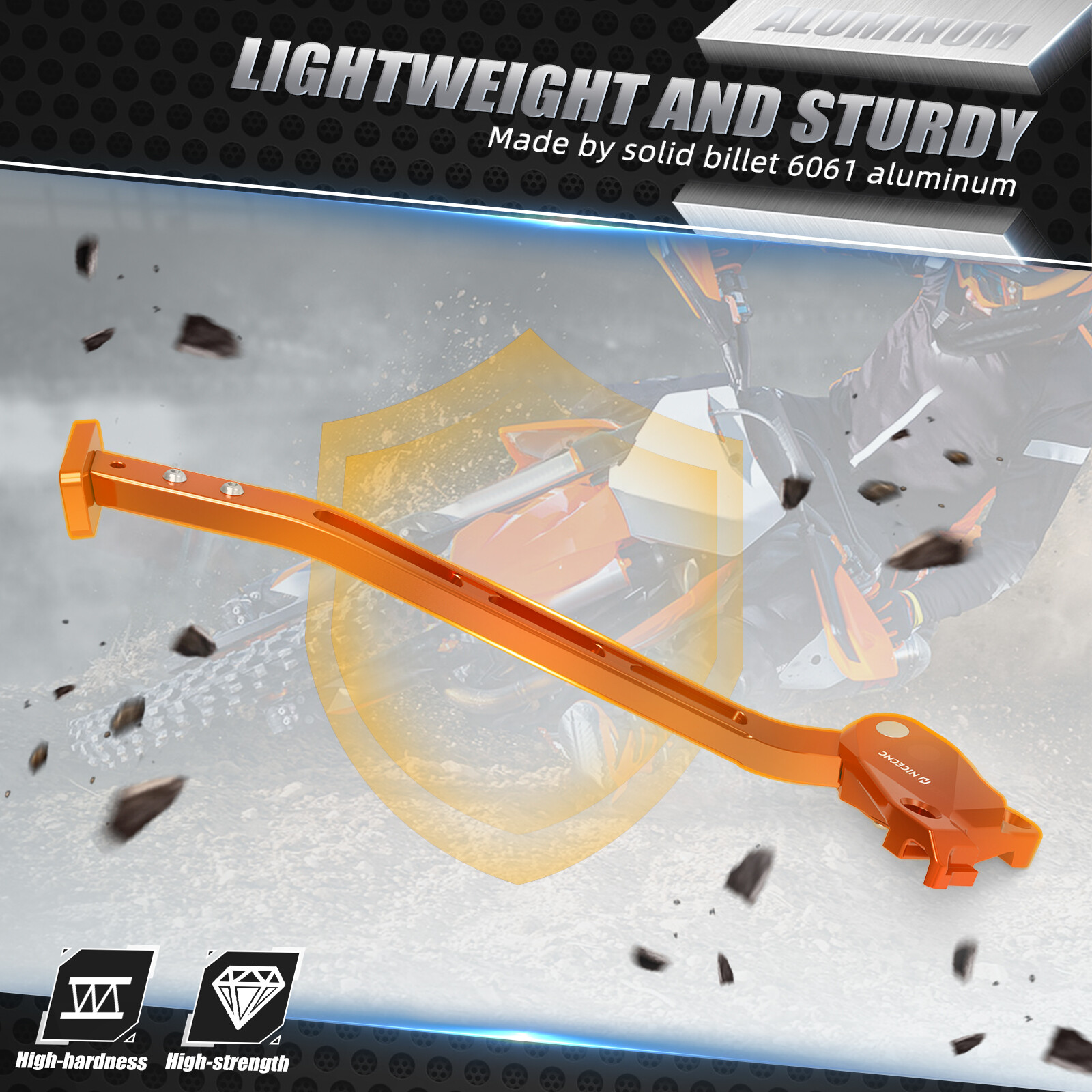 NiceCNC Kickstand Side Stand For KTM 125 150 SX 250 350 450 SXF 2016-2024