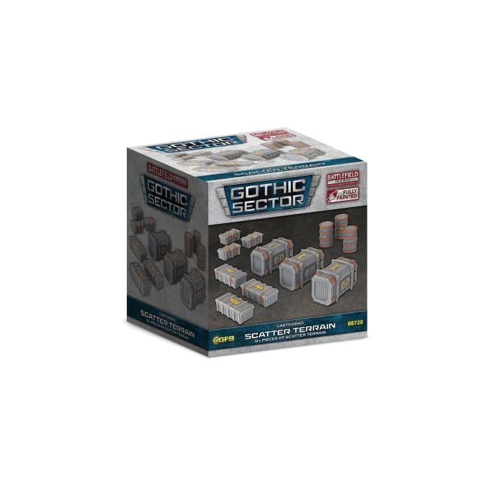 Battlefield in a Box: Gothic Sector: Castograd Scatter Terrain (x12)