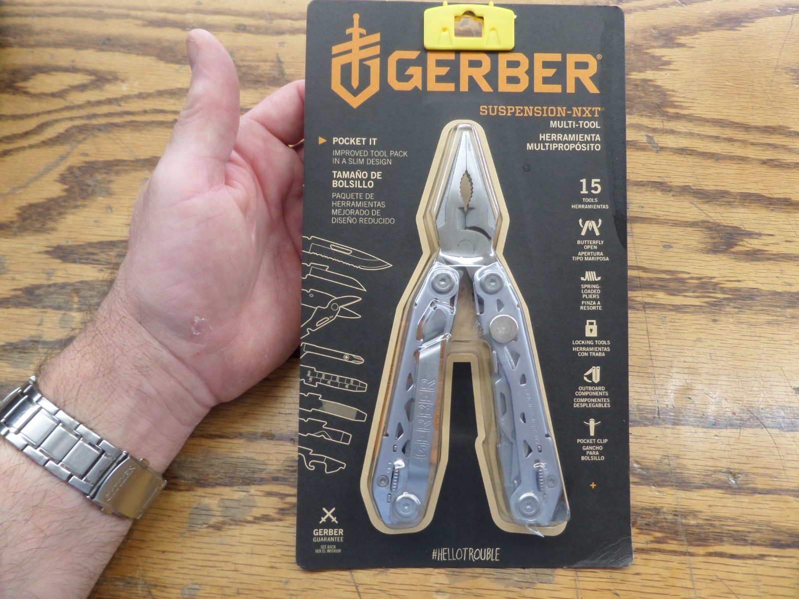 Gerber Multi Tool 15 Tools Suspension-NXT Stainless Steel ( FULL SIZE) NEW