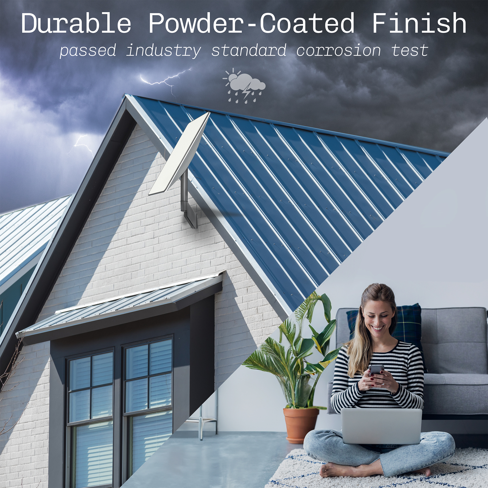 VIVO Low Profile Wall Mount Designed for Starlink Gen2 Internet Satellite Dish