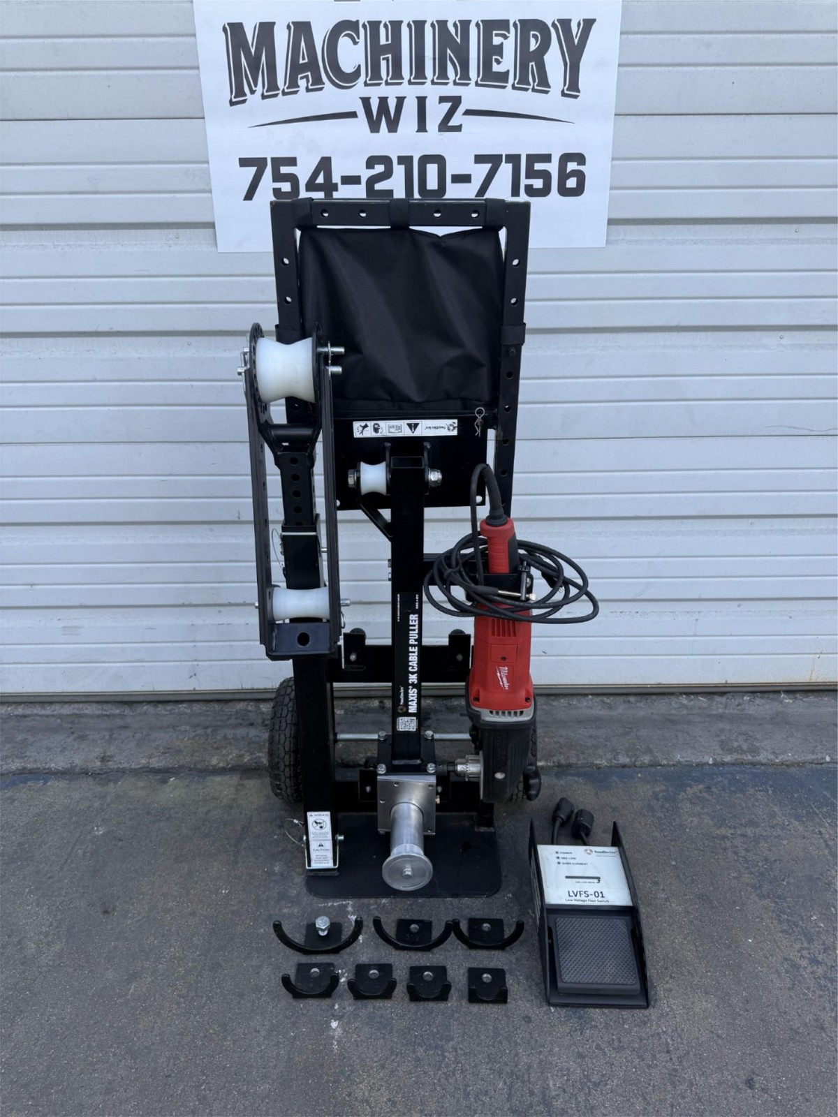 SOUTHWIRE / MAXIS 3K Wire Cable Puller Pull-It Tugger Pedal LVFS-01 3000 LBS Cap