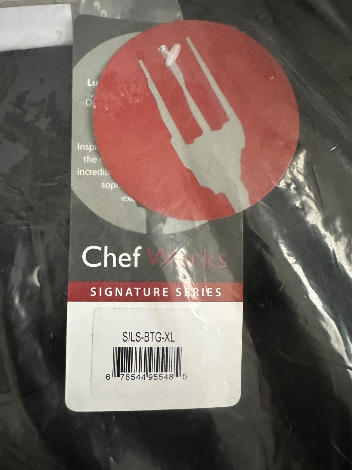NEW! Genuine! Chef Works Men's Professional Chef Pants SILS-BTG-XL