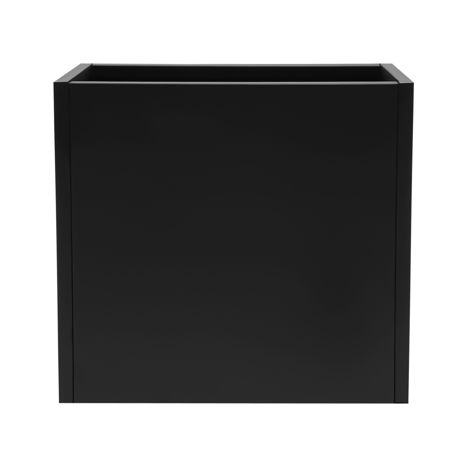 Tall Outdoor Planter Box, Rectangular Metal Planter Box 24*10*24in Garden Yard