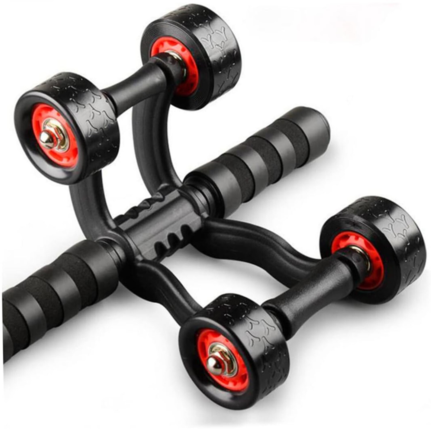 4-Wheel Ab Roller Abdominal Exercise Roller, Core Workout Trainer, Sport Fitness