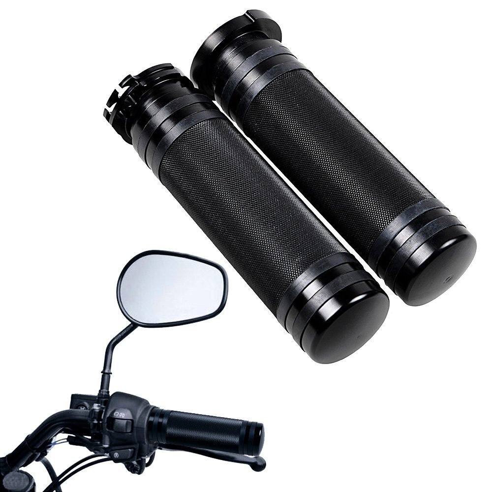 Motorcycle 1" Handlebar Control Switch Button Switches w/ Hand Grips for Harley